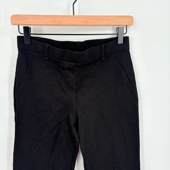 Quince Ultra Stretch Ponte Knit Bootcut Pants Black Small - Picture 6 of 10